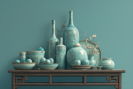 青韵流转 汝瓷插画与千年窑火的生产艺术